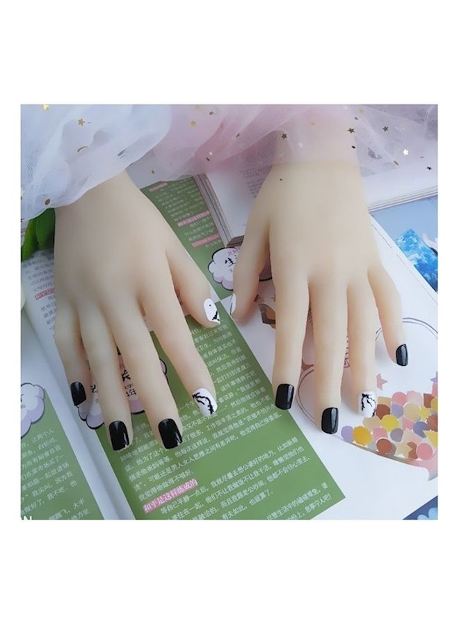 نيبمينينت طقم أظافر صناعية بتصميم إنك ويند من 24 قطعة متعدد الألوان - Image 2