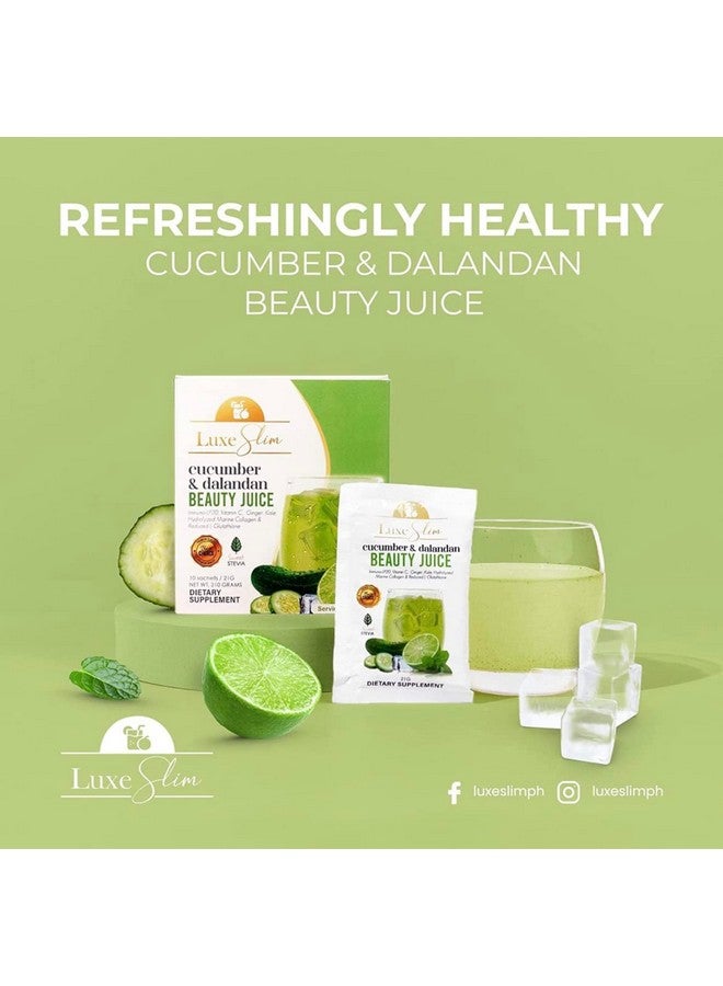 Luxe Slim عصير الجمال الفاخر - خيار و دالاندان - 10 × 21 جرام - Image 2