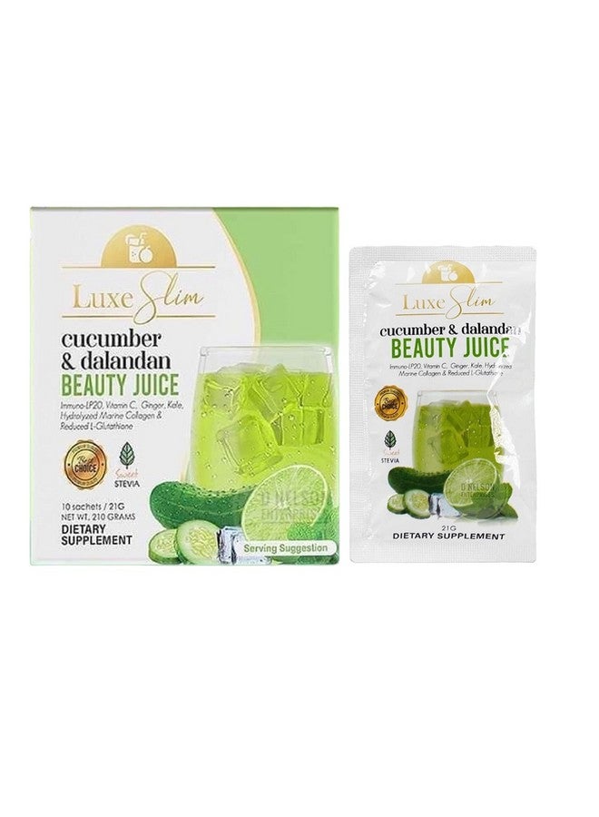 Luxe Slim عصير الجمال الفاخر - خيار و دالاندان - 10 × 21 جرام - Image 1