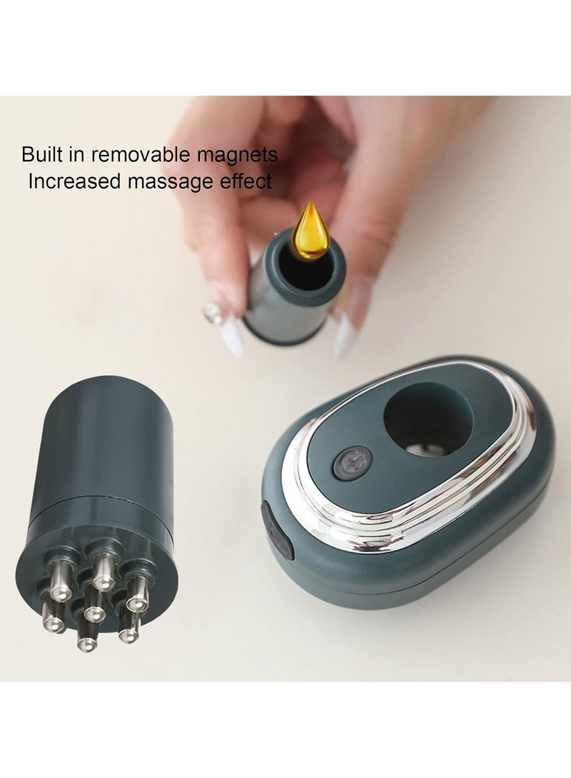 general Cordless Head Massager, Electric Scalp Applicator Massager 4 Gears Adjustable Vibration USB Rechargeable Hair Oil Comb - Image 3