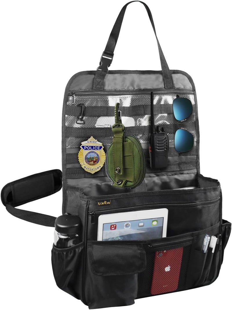 ECWKVN Car Storage Organiser - Versatile Front and Back Seat Caddy with Multiple Pockets for Travel Essentials - Image 2