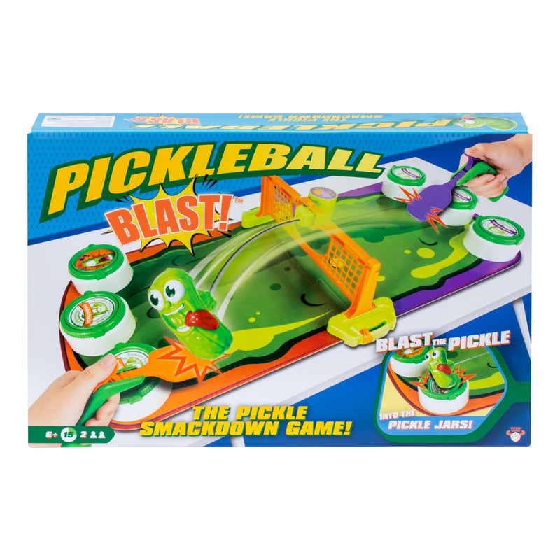 MOOSE Pickleball Blast  The Pickle Smackdown Game Players Will Love to Smash the Wildly Wiggling Pickle with Their Pickleball Paddle  Try to Flip Over the Pickle Jar Lids to Win for 2 People Aged 6 - Image 3