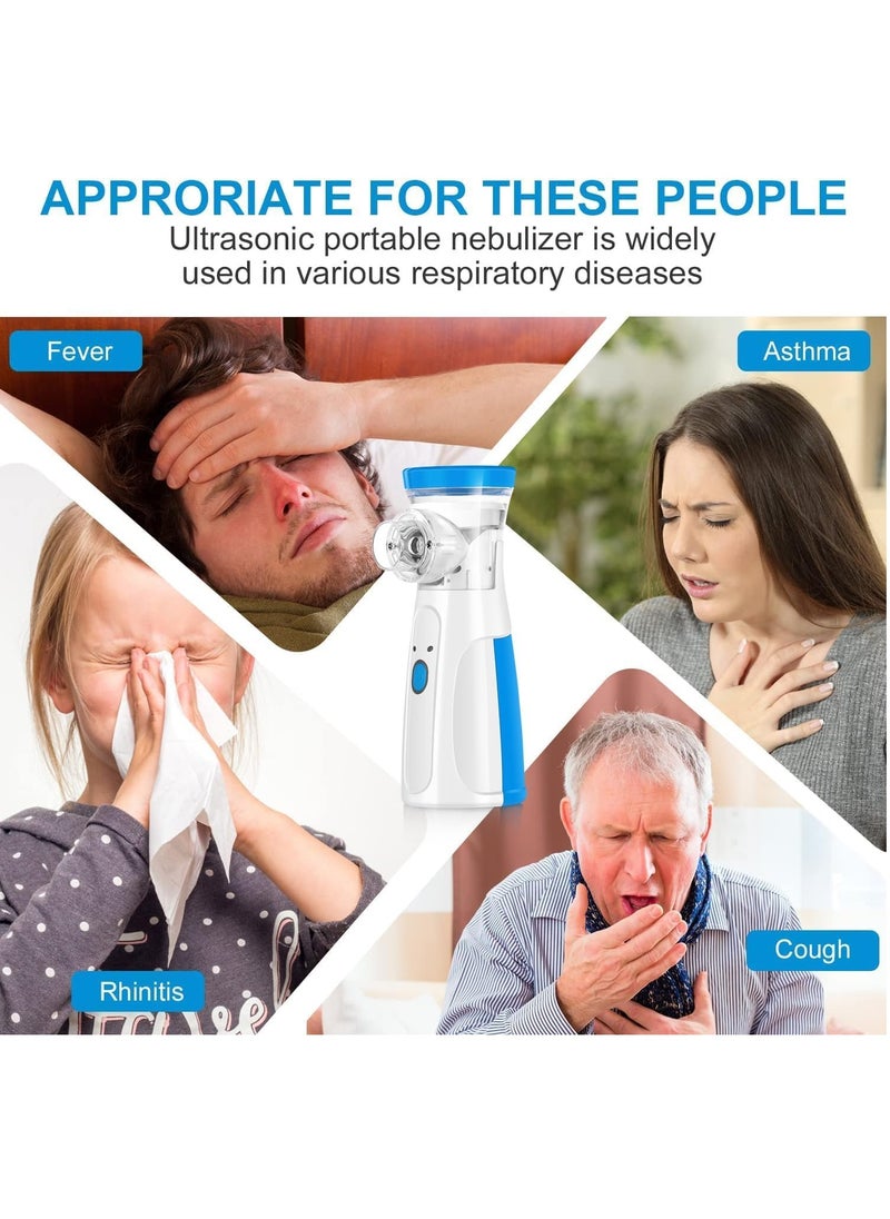Houmt Nebulizer Portable Mini Vaporizers Handheld Atomizers for Adults and Children Travel Nebulizer Steam Inhalator Low Power  - Image 5