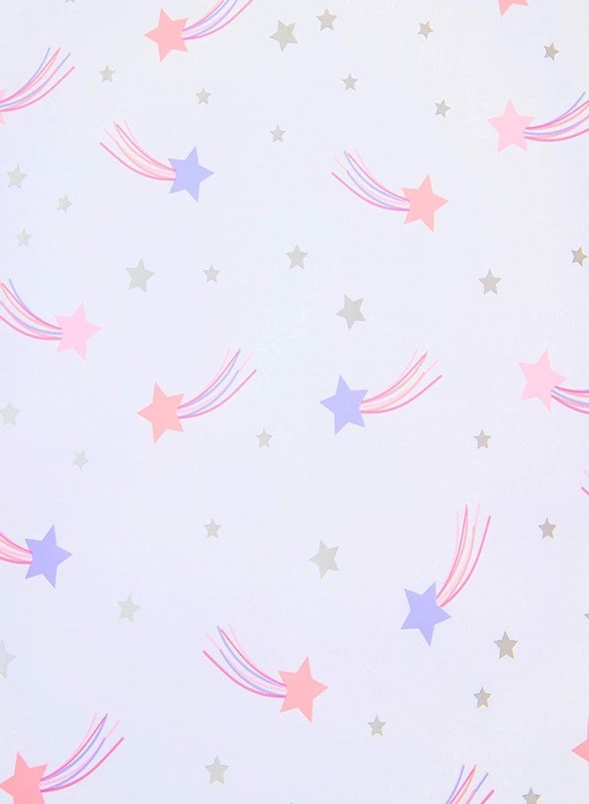 Sparkle and Bash Rainbow Hearts Gift Wrap Roll - 30 in x 16 ft, 3 Rolls, Pink - Birthday Wrapping Paper - Pink Sparkle Gift Wrap - Image 3