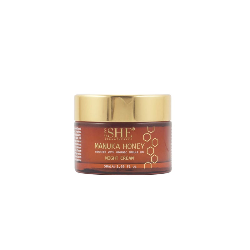 Om She Aromatherapy Manuka Honey Night Cream - Image 1
