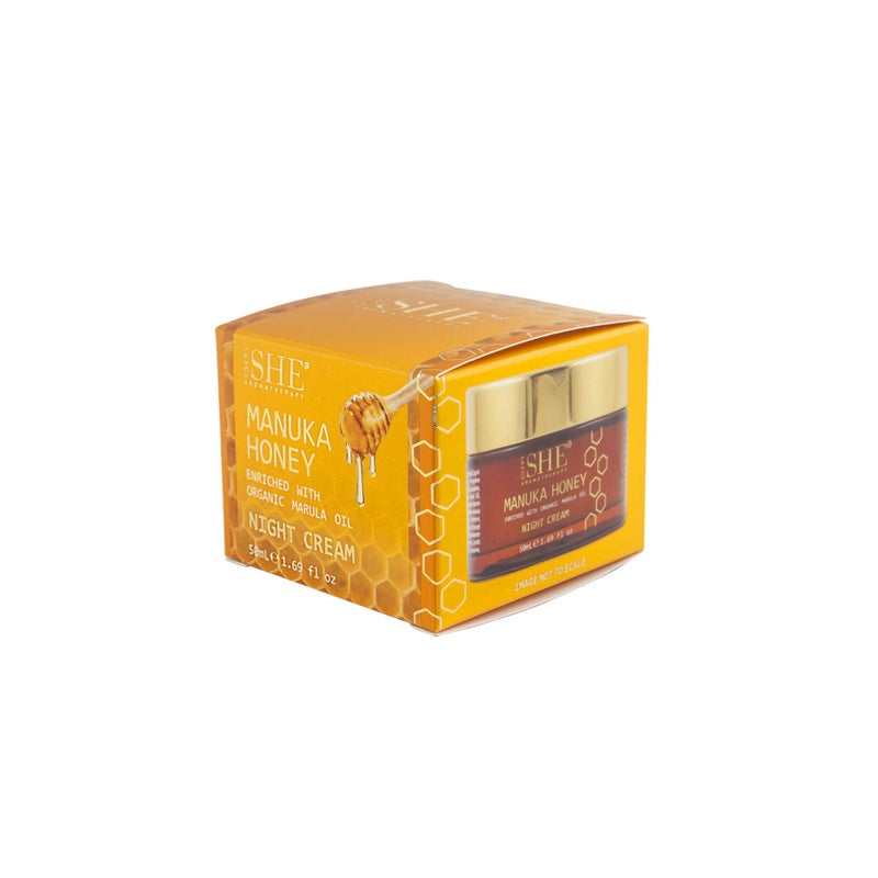 Om She Aromatherapy Manuka Honey Night Cream - Image 2