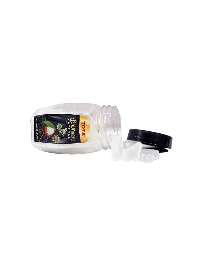 Tota Bhimseni Camphor 50g (Pack of 1) | 100% Pure Natural Kapoor for Pooja, Aarti & Spiritual Use | Long Lasting Fragrance - Image 2
