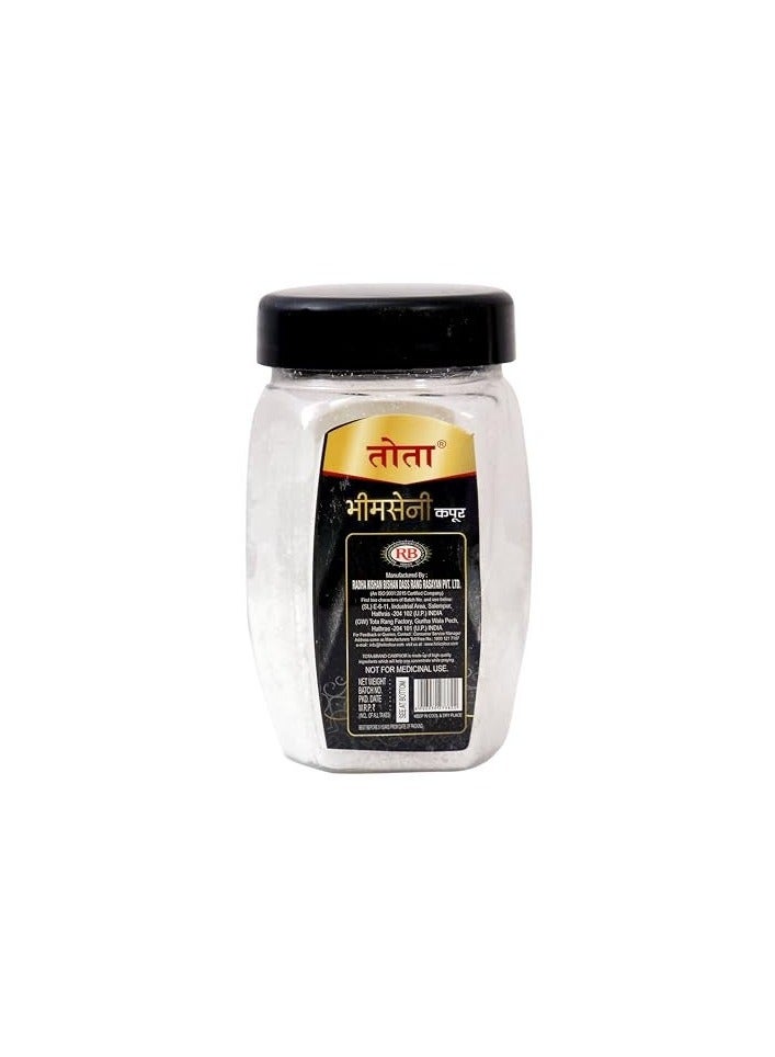 Tota Bhimseni Camphor 50g (Pack of 1) | 100% Pure Natural Kapoor for Pooja, Aarti & Spiritual Use | Long Lasting Fragrance - Image 3