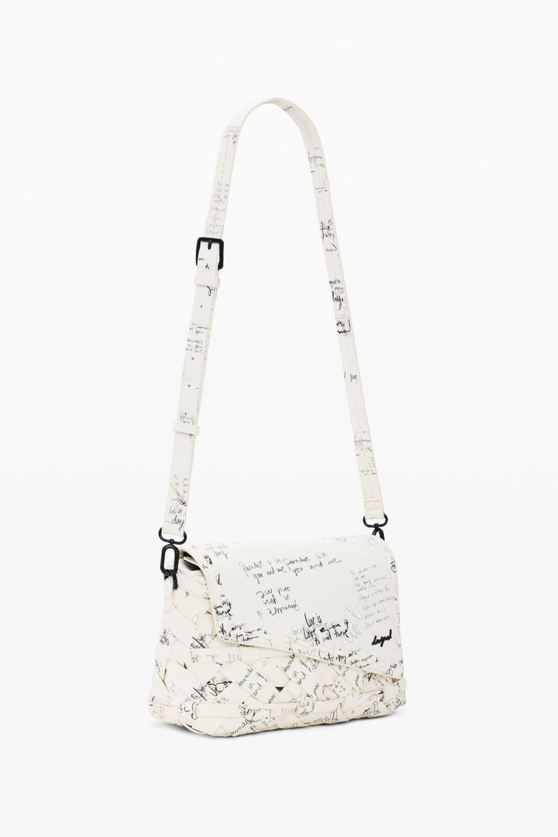 DESIGUAL Medium bag with flap braided details - Image 3