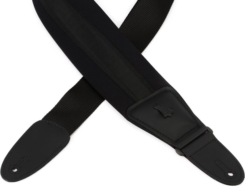 Levy's Leathers PM48NP3-BLK 3-1/2-Inch Neoprene Padded Acoustic Guitar Strap - Image 2