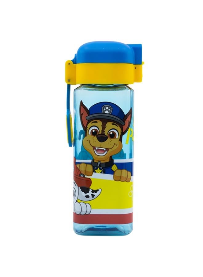 STOR Paw Patrol Ecozen BPA-Free Water Bottle with Safety Lock Blue and Yellow 550ml - Image 2