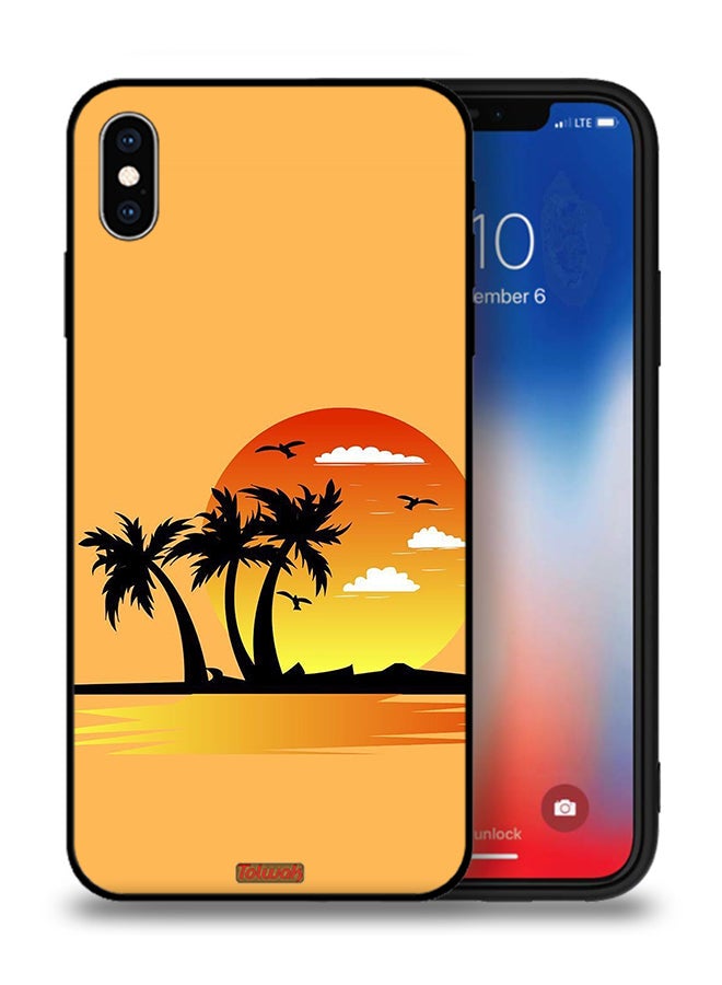 Tolwak Apple iPhone XS Protective Case Drawing Abstract Design - Image 1