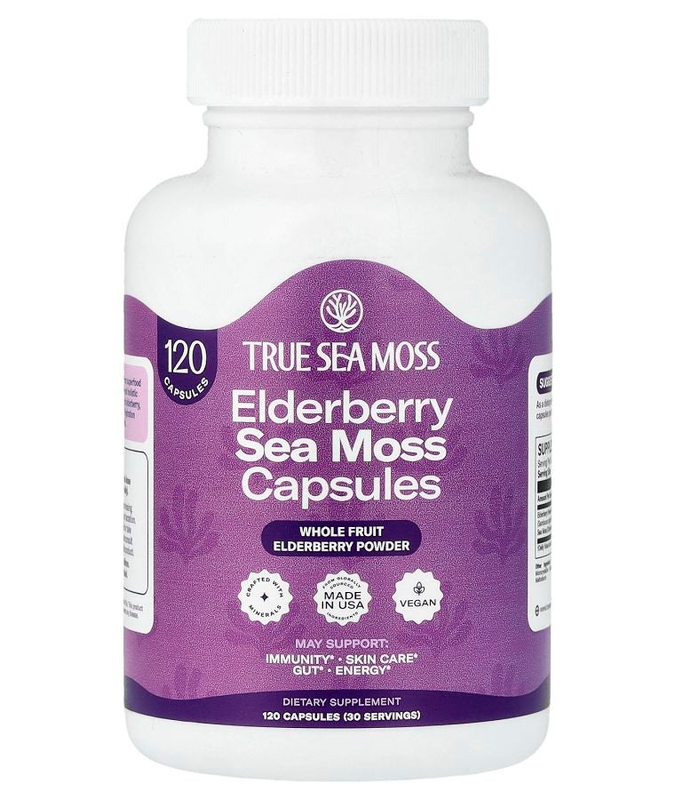 Elderberry Sea Moss 120 Capsules