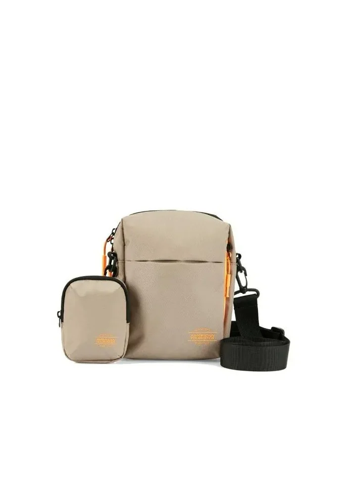امريكان توريستر American Tourister Orbit Crossbody Bag As Rigel - Taupe - 1 Years Global Warranty