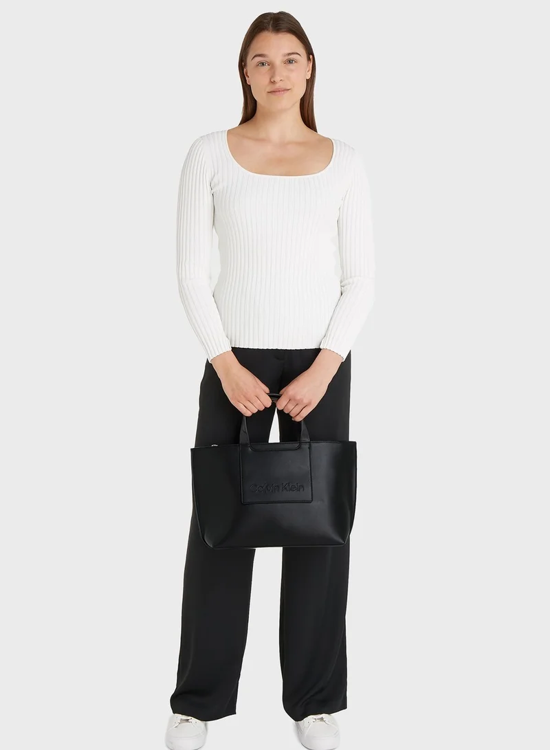 CALVIN KLEIN Top Handle Medium Tote