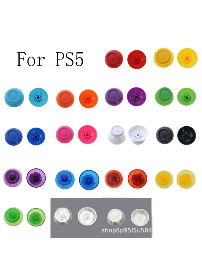 general PS5 Handle Rocker Cap 3D Remote Sensing Cap Joystick on Sleeve PS5 Handle Mushroom Head Plastic on-Product Color:White - Image 3