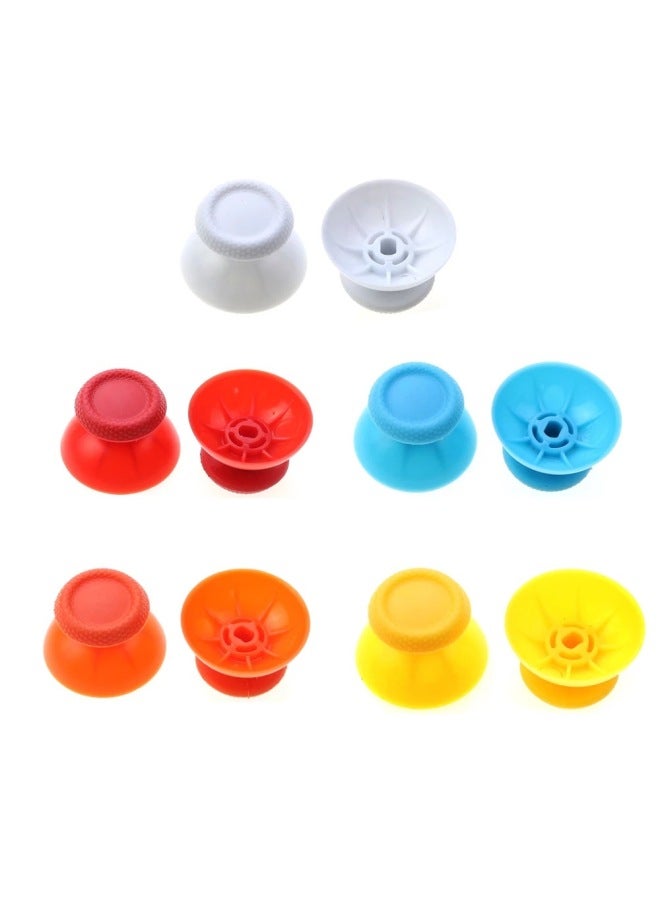 general PS5 Handle Rocker Cap 3D Remote Sensing Cap Joystick on Sleeve PS5 Handle Mushroom Head Plastic on-Product Color:White - Image 2