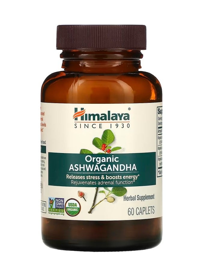 Himalaya Organic Ashwagandha, 60 Caplets - Image 3