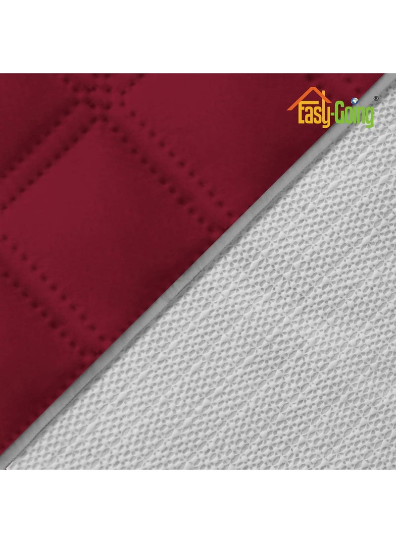 Easy-Going - Easy-Going Sofa Slipcover Oversized Sofa Cover Waterproof Couch Cover Furniture Protector Cover Pets Covers Washable Non-Slip Fabric Pets Kids Children Dog Cat (Oversized Sofa, Christmas Red) - Image 1