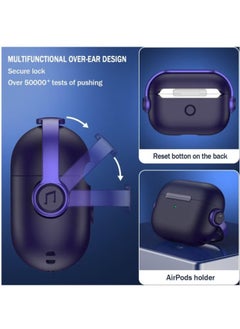 AIR Airpods 4 Case Cover for Women Men with Cleaning Kit, Automatic Security Locking Case for Airpods 4th Generation Front LED Visible  - Image 2