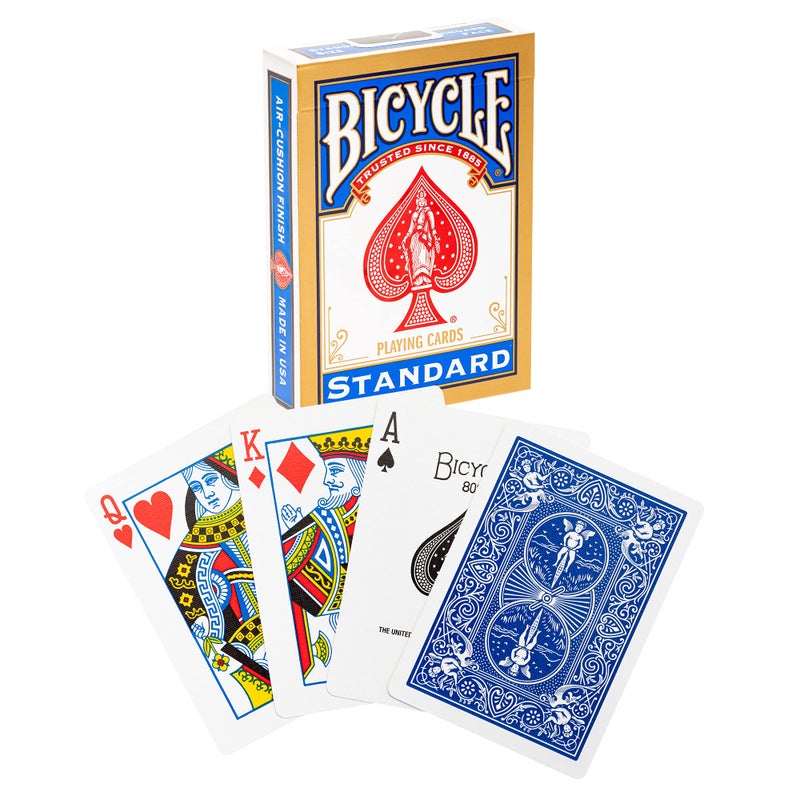 Bicycle Standard Rider Back Playing Cards, Red & Blue for All Ages,Pack of 1 - Image 2