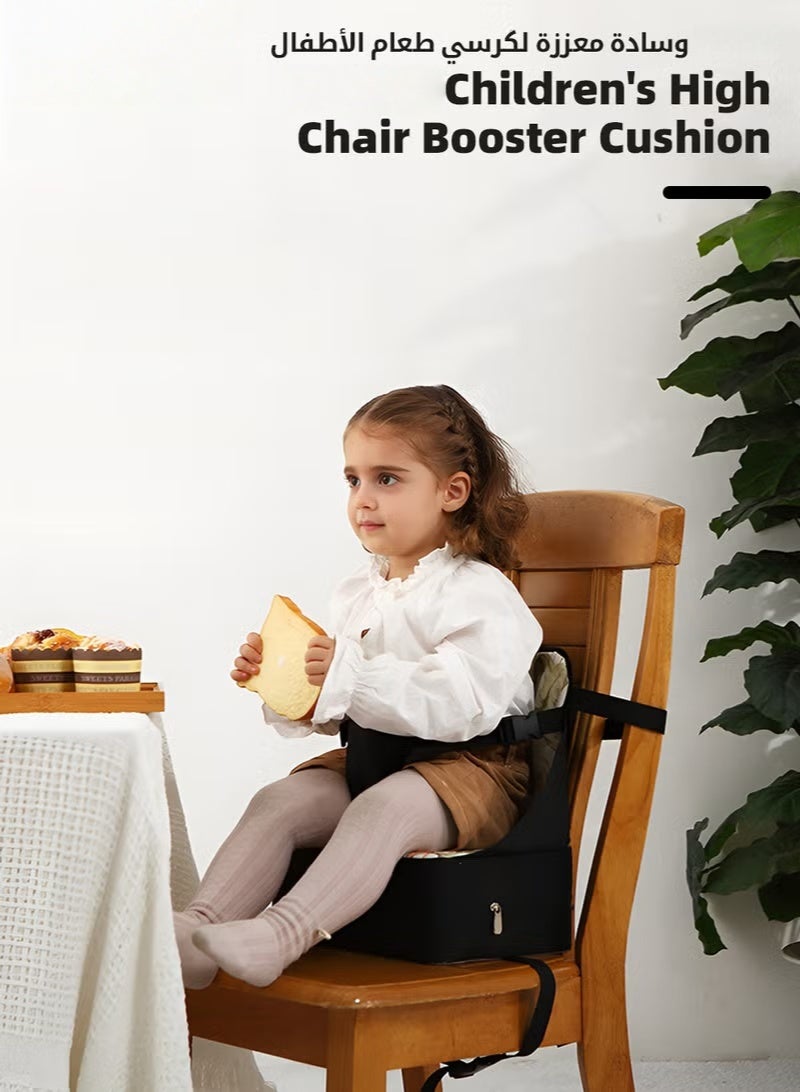 HOOKOR Baby Booster Seat, Baby Portable High Chair, Toddler Chair Seat with Adjustable Straps, Baby Sit Up Seat, Travel Harness Seat for Toddlers Ages 6 Months+, Compact and Foldable - Image 2