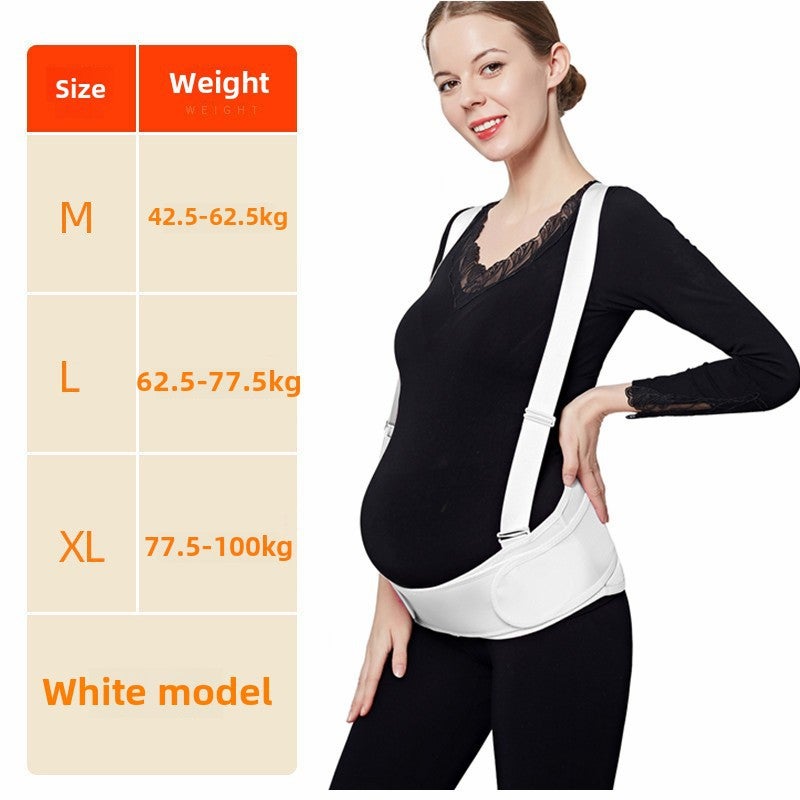 Generic Belly Belt for Pregnant Womens Belt Waist Protection for Pregnant Women Abdominal Belt for Pregnant Women Relieving Waist Acid Plastic Belt for Women White 
