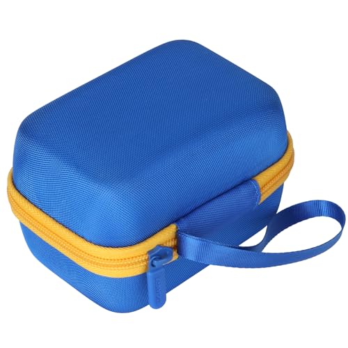 Lebakort Hard Case Compatible with Yoto Mini Kids Audio Music Player Children Speaker Plays Audiobook Cards Radio (Blue + Yellow Case) - Image 5