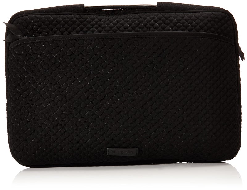 Vera Bradley Women's Microfiber Laptop Organizer, True Black, One Size - Image 2