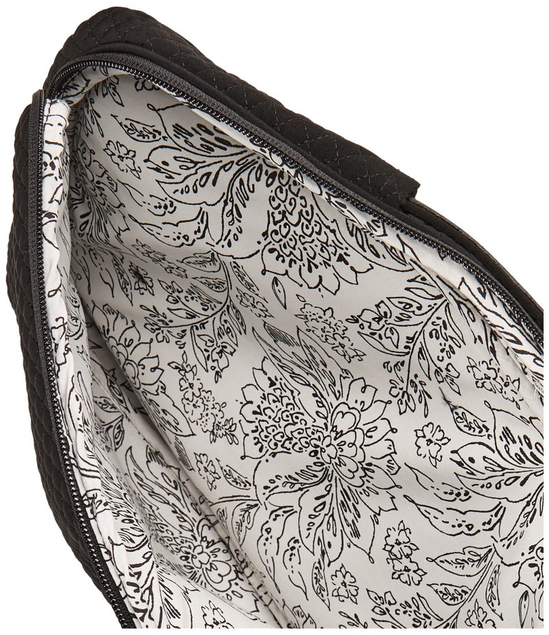 Vera Bradley Women's Microfiber Laptop Organizer, True Black, One Size - Image 5