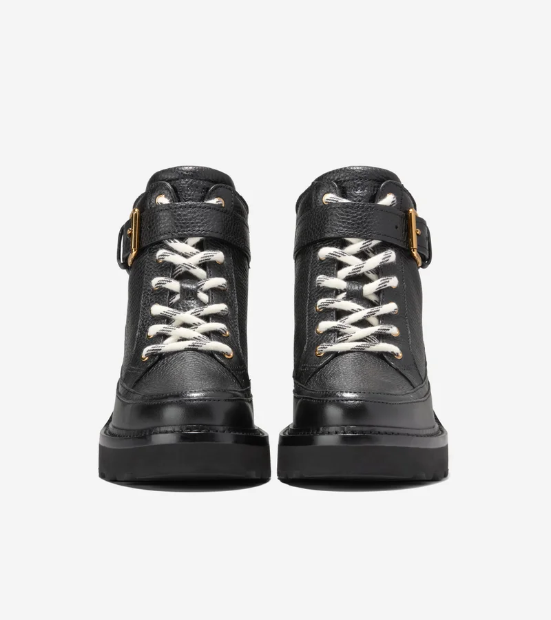 كول هان Women's Shibley Waterproof Lace-Up Booties