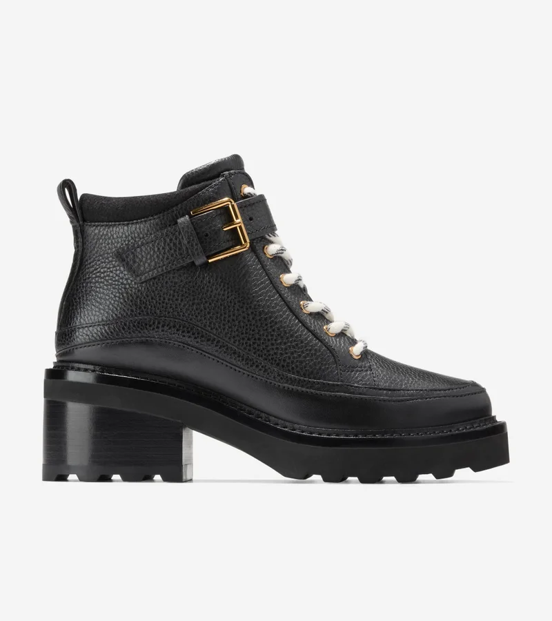 كول هان Women's Shibley Waterproof Lace-Up Booties
