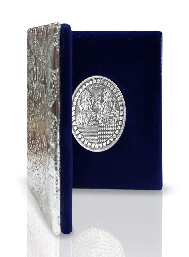 QPID عملات فضية ألمانية مطلية بالفضة من QPID للرجال والنساء، وزن 10 غرامات، مناسبة كهدايا ديوالي للموظفين والعملاء والشركات، مع علبة مخملية أنيقة (عبوة من قطعتين). - Image 4