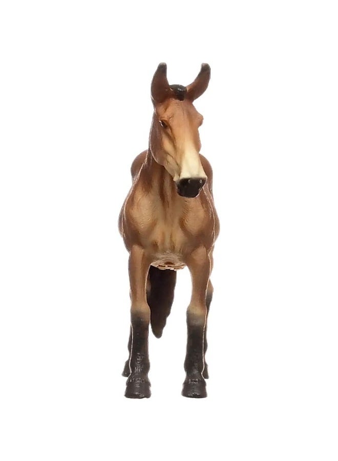 Schleich Farm World Mule Figure (10.49 X 4.5 X 11.99 Cm, Brown) - Image 2
