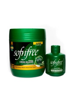 Sofn'free Cortical Creme Relaxer for Coarse Hair with Aloe Vera  - Image 2