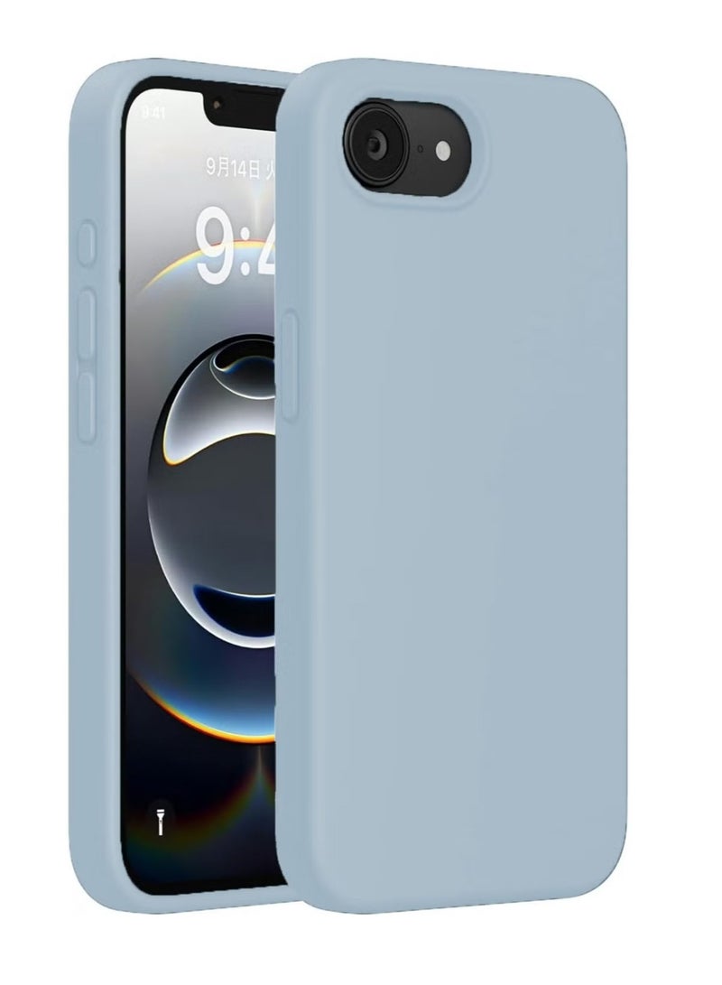 بورتوني غطاء حماية لهاتف iPhone 16e مقاس 6.1 بوصة مصنوع من السيليكون السائل المضاد للخدش والصدمات، غطاء حماية كاميرا رفيع ناعم لهاتف iPhone 16e مقاس 6.1 بوصة - Image 1