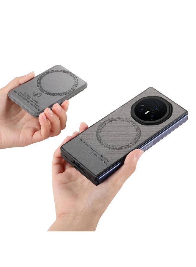 اس-توب جراب لهاتف Honor Magic V3 من الجلد الصناعي المائل مع حقيبة بطاقات وغطاء خلفي مغناطيسي للهاتف - Image 4