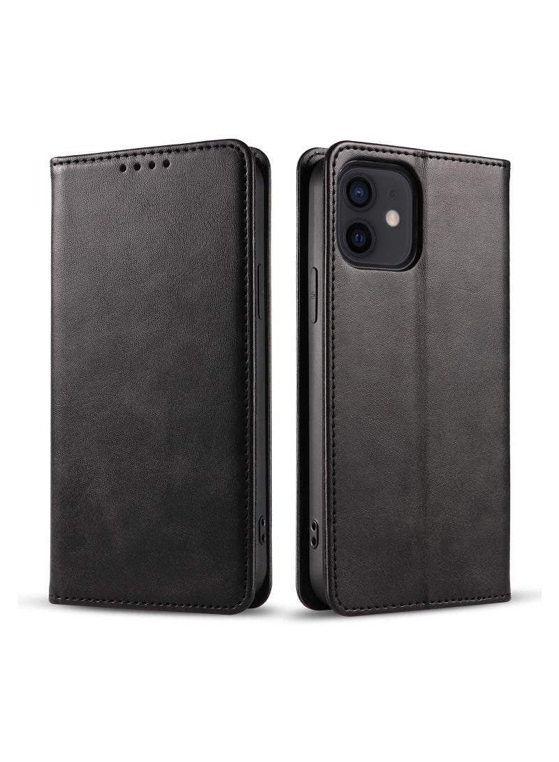 Suitable For iPhone Solid Color Flip Magnetic Leather Case - Image 1