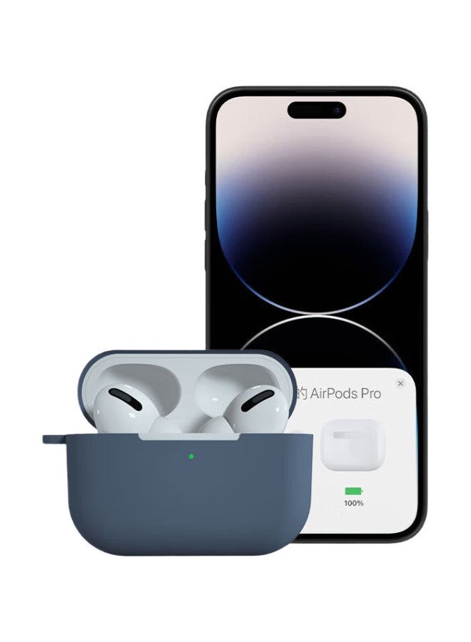 KMaxAI Airpods Pro 2Nd Generation Protective Case, Silicone Soft Shell With Lanyard And Hook, Apple True Wireless Earphones 2, C-Port Frosted Case, Anti-Fingerprint, Solid Color, Simple Design, Lavender - Image 1