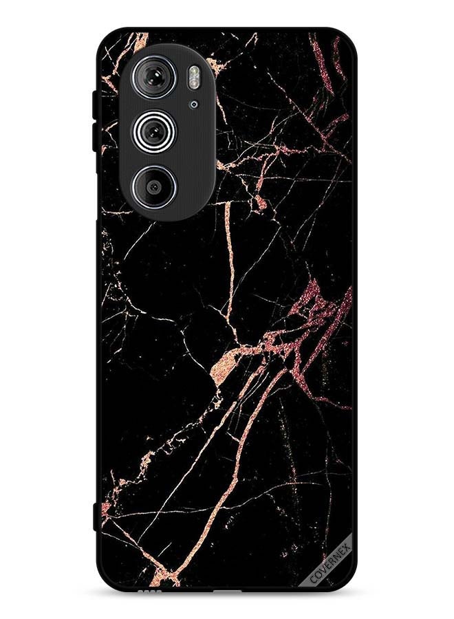 Covernex Motorola Edge 30 Pro Protective Case Cover Cracked Marble Pattern - Image 1