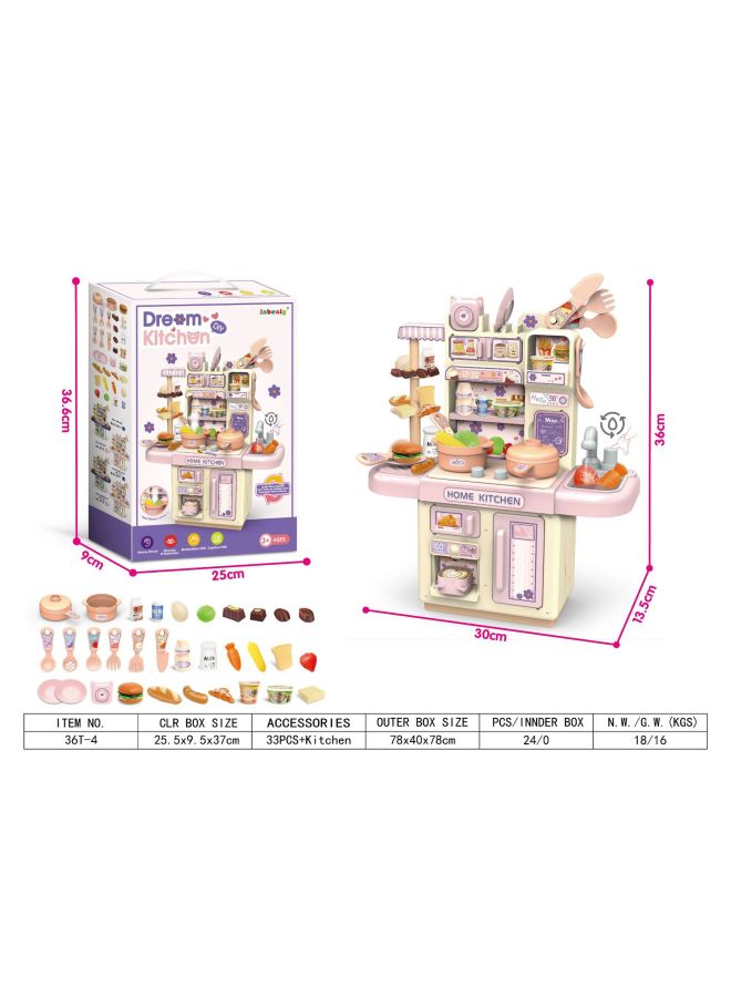 Children's Mini Kitchen Playset Simulated Cooking Stew Baby Boys Girls Gift Toy Set Kitchenware Role Play Food Pretend Play-Color:【color Box Version 48 Order, Delivery Period Of 5-7 Days】】 - Image 1