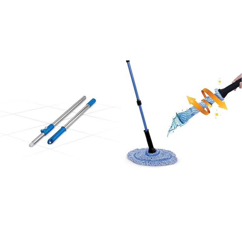 Gala Spin Mop Extendable HandleStick Rod Only Blue - Image 1