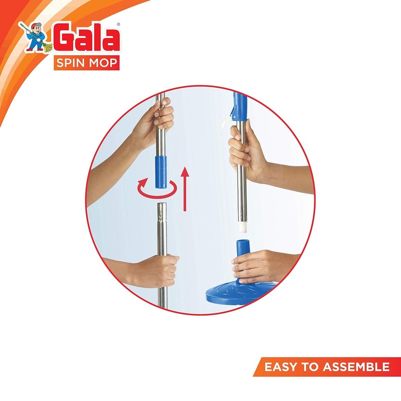Gala Spin Mop Extendable HandleStick Rod Only Blue - Image 4