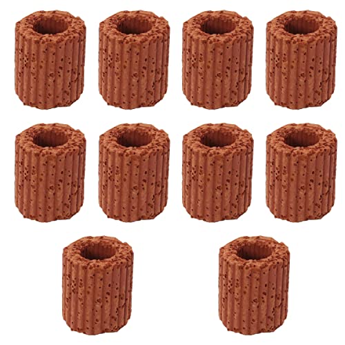 DGHAOP 10pcs Water Plants Cultivation Fixed Ring Base 25mm Aquatic Water Plant Fixed Ring for Aquarium Landscape Ceramic Plant Pot - Image 1
