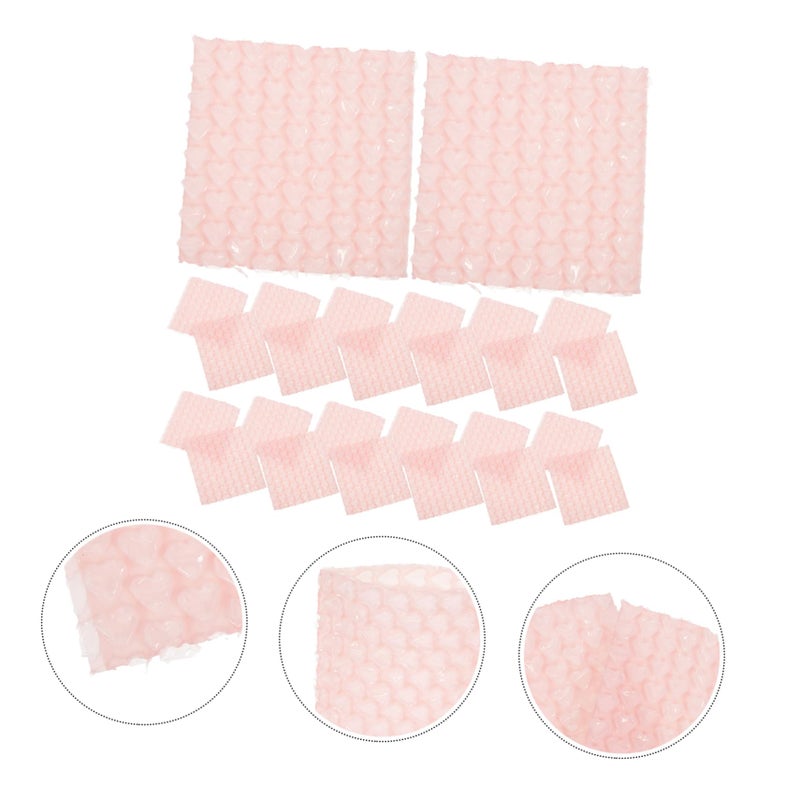 180 Pcs Heart Shaped Double Wall Bubble Mailers Padded Envelopes For Shipping - Image 3
