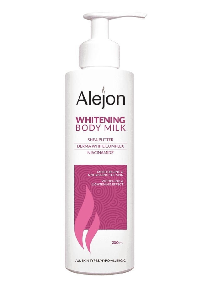 Alejon Whitening Body Milk Shea Butter Dermawhite Complex Niacinamide - 200Ml - Image 1