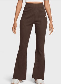Nsw Ribbed Jersey Wide Leg Pants