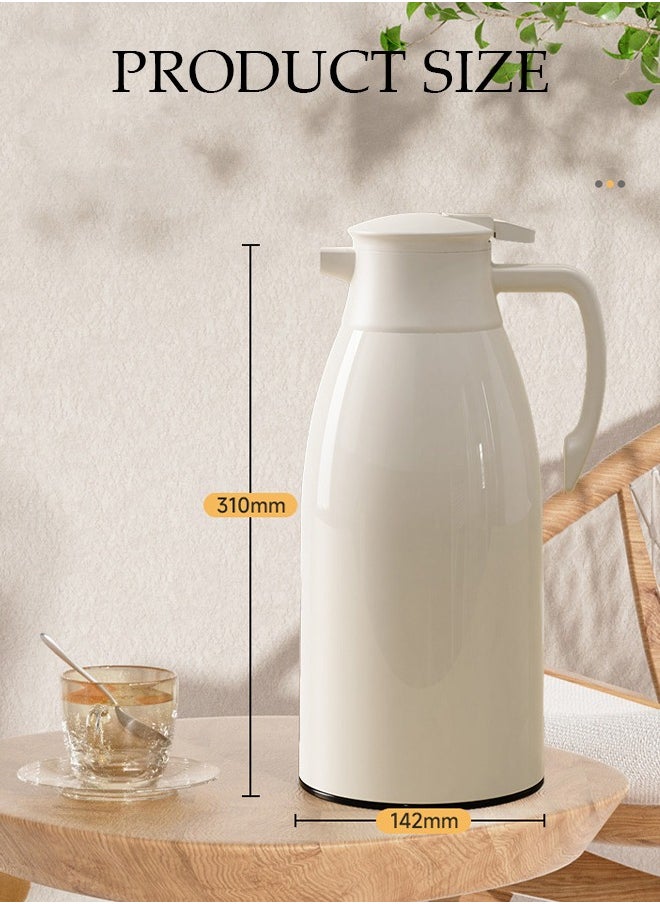 DUNISO Large capacity kettle, insulated kettle, hot water, office bedroom, tea, coffee, milk  - Image 3