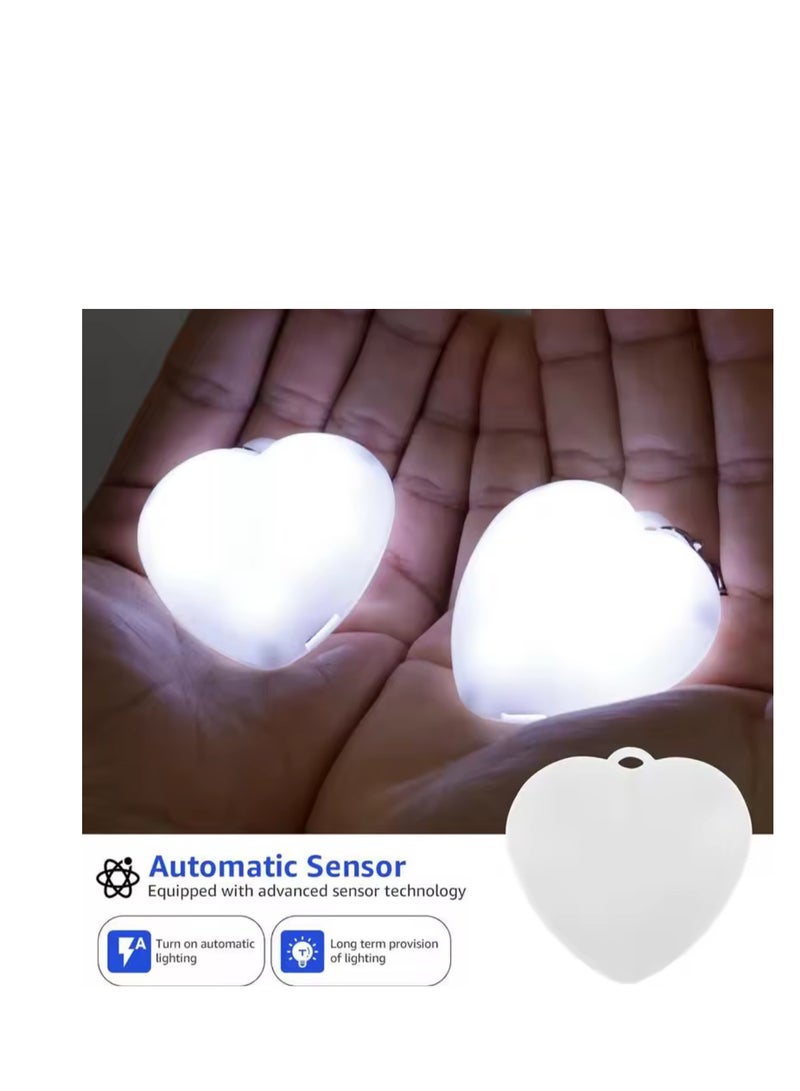 BLUE CORAL Purse Heart LED Light Handbag Lamp LED Handbag Light Sensor Heart Shape Purse Light Bag Illuminator Night Light for Women Ladies (2) - Image 1