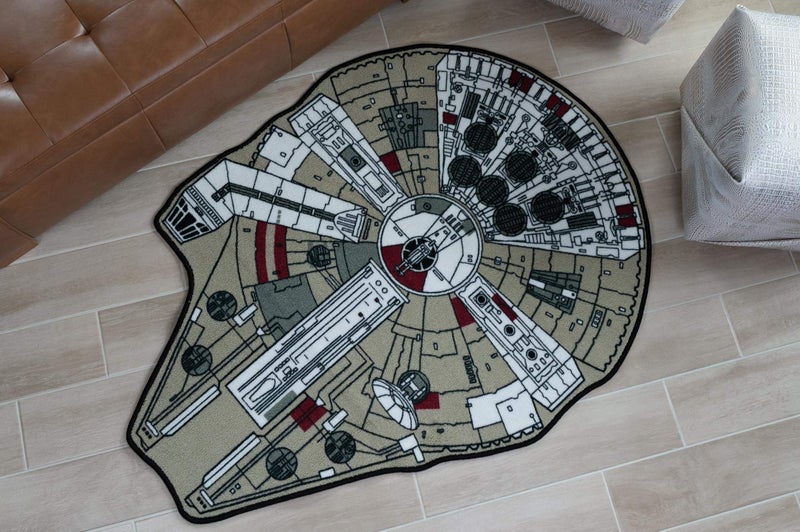 Star Wars Han Solo's Millennium Falcon Small Area Rug | 39 x 52 Inches - Image 5